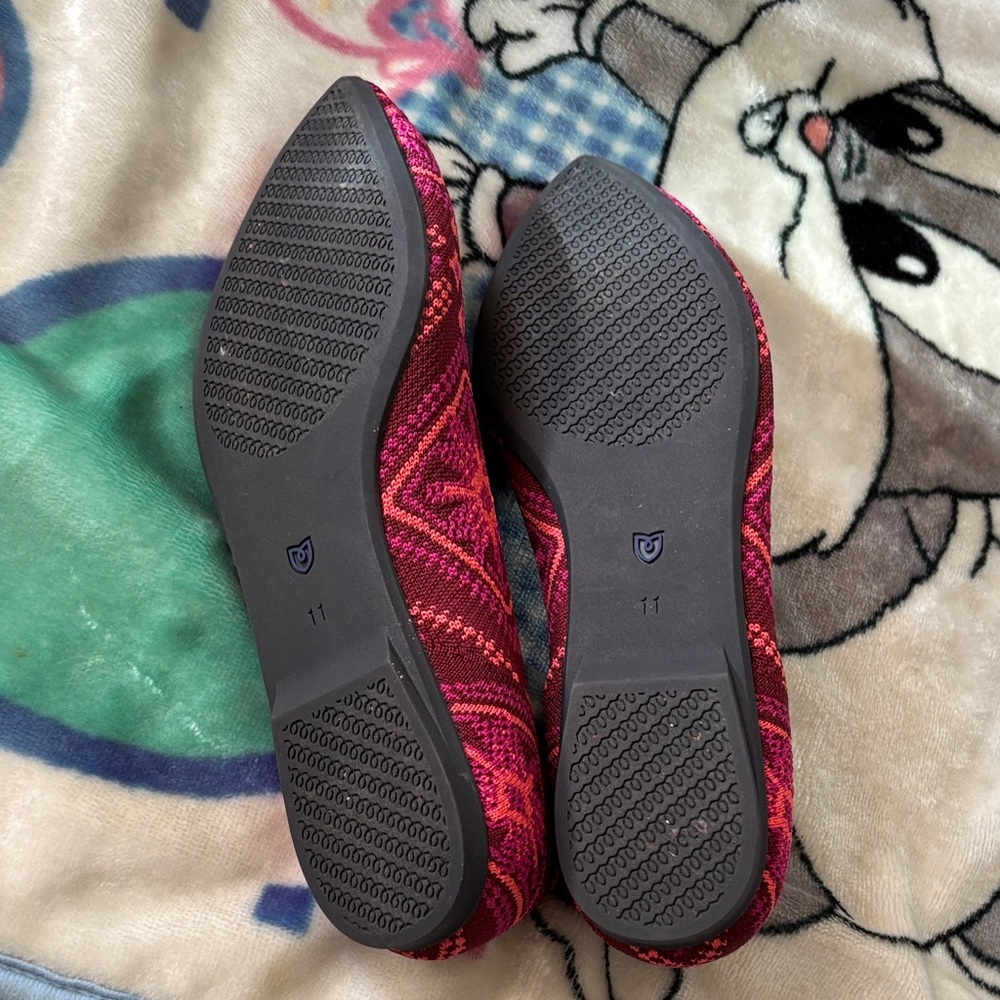Rothy's Fuchsia and Blue Patterned Flats - Picture 6 of 8